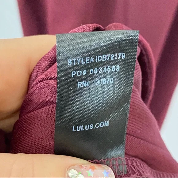 Endless Love Burgundy Backless Maxi Dress - Picture 9 of 10